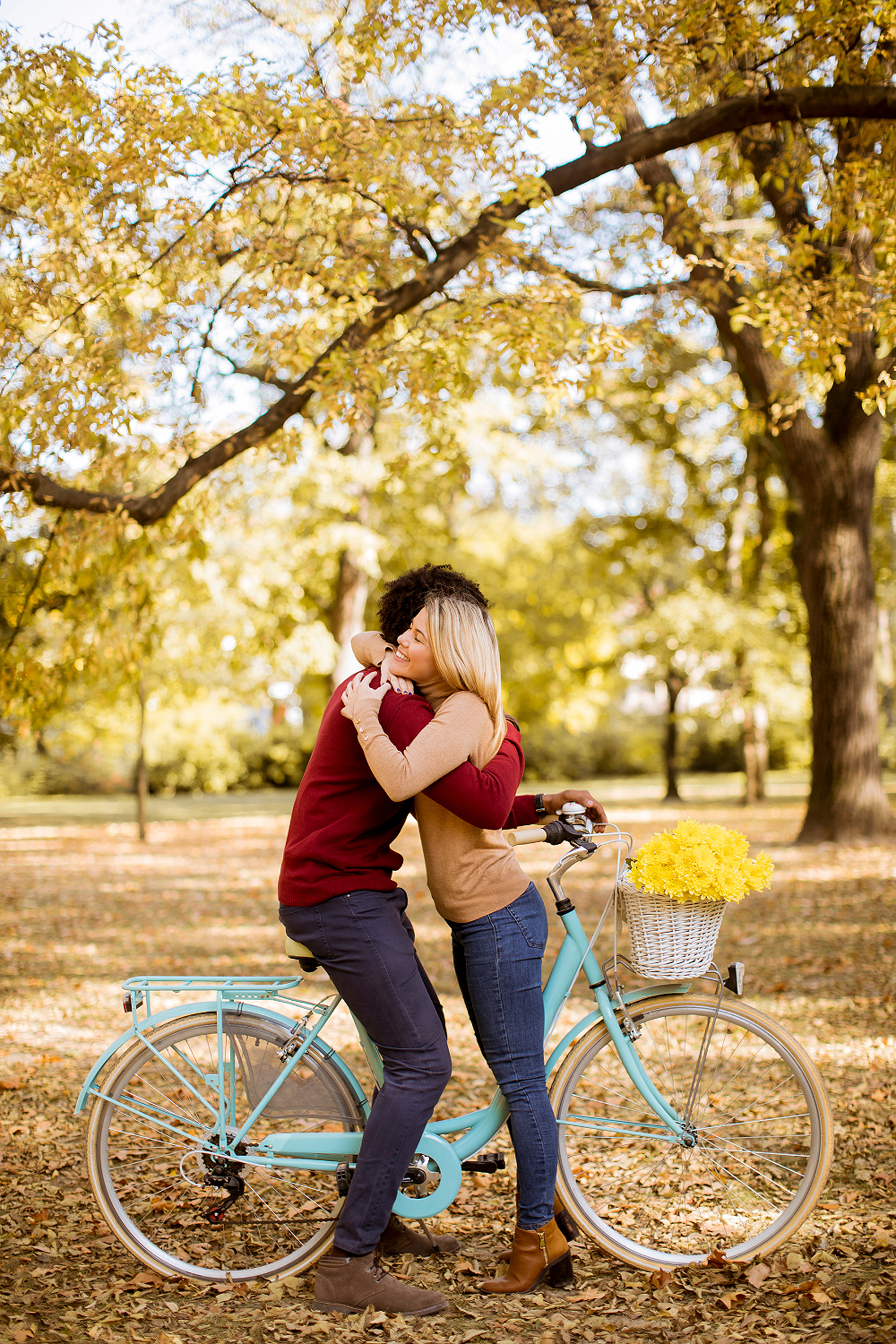 Me, autumn, and bicycle