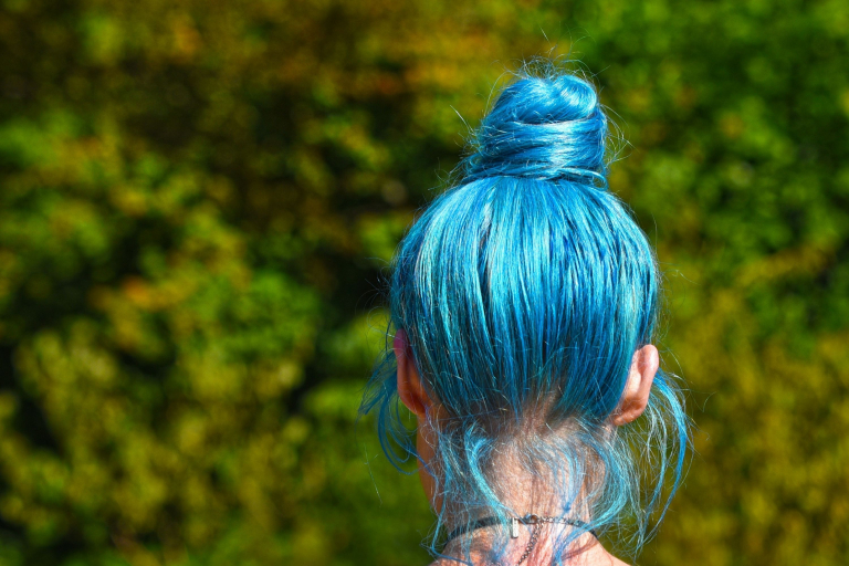 10. The Best Hairstyles to Complement Bad Blue Hair Tips - wide 8
