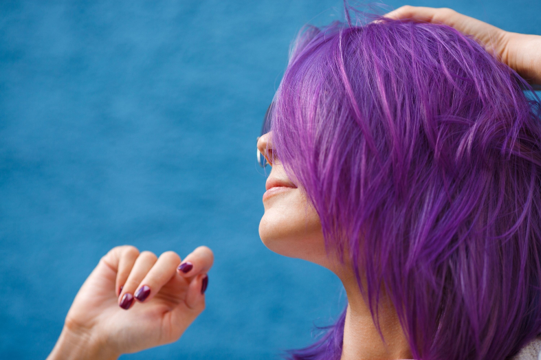 How to Dye Over Purple Hair