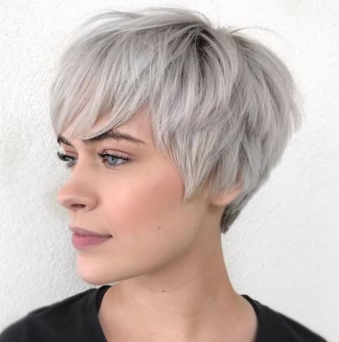 Icy-gray with ash tones,