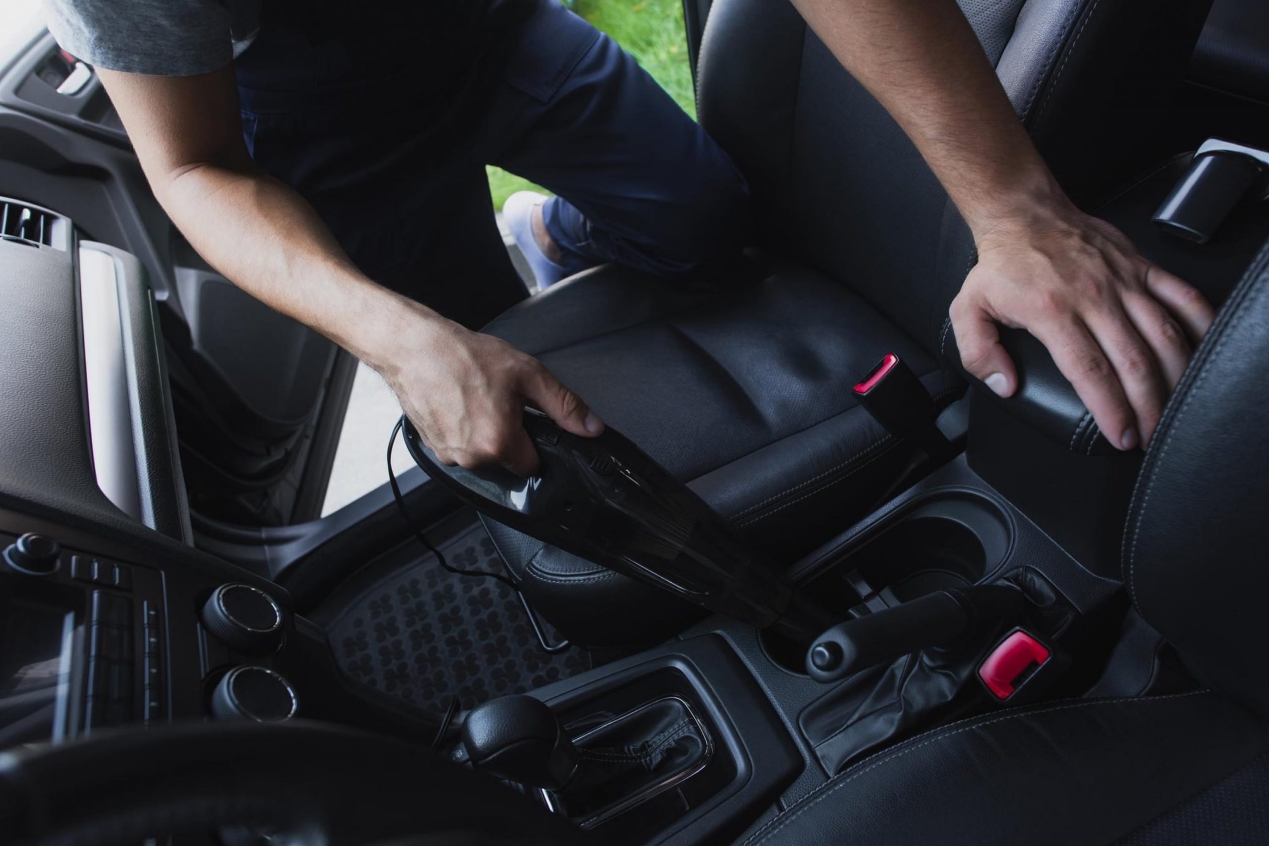 How To Clean Between Car Seat Folds?