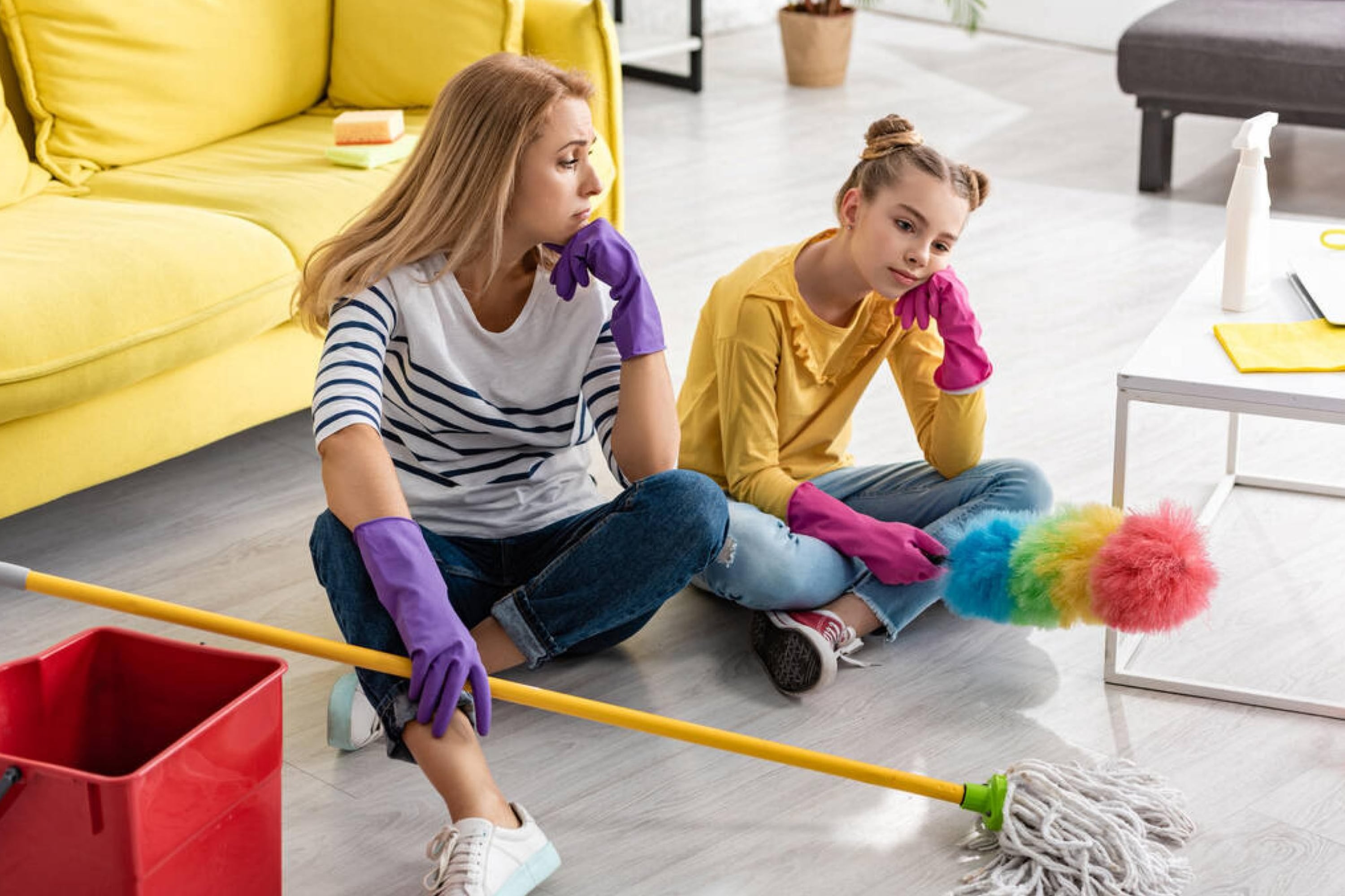 How to Prevent Sticky Floors After Mopping