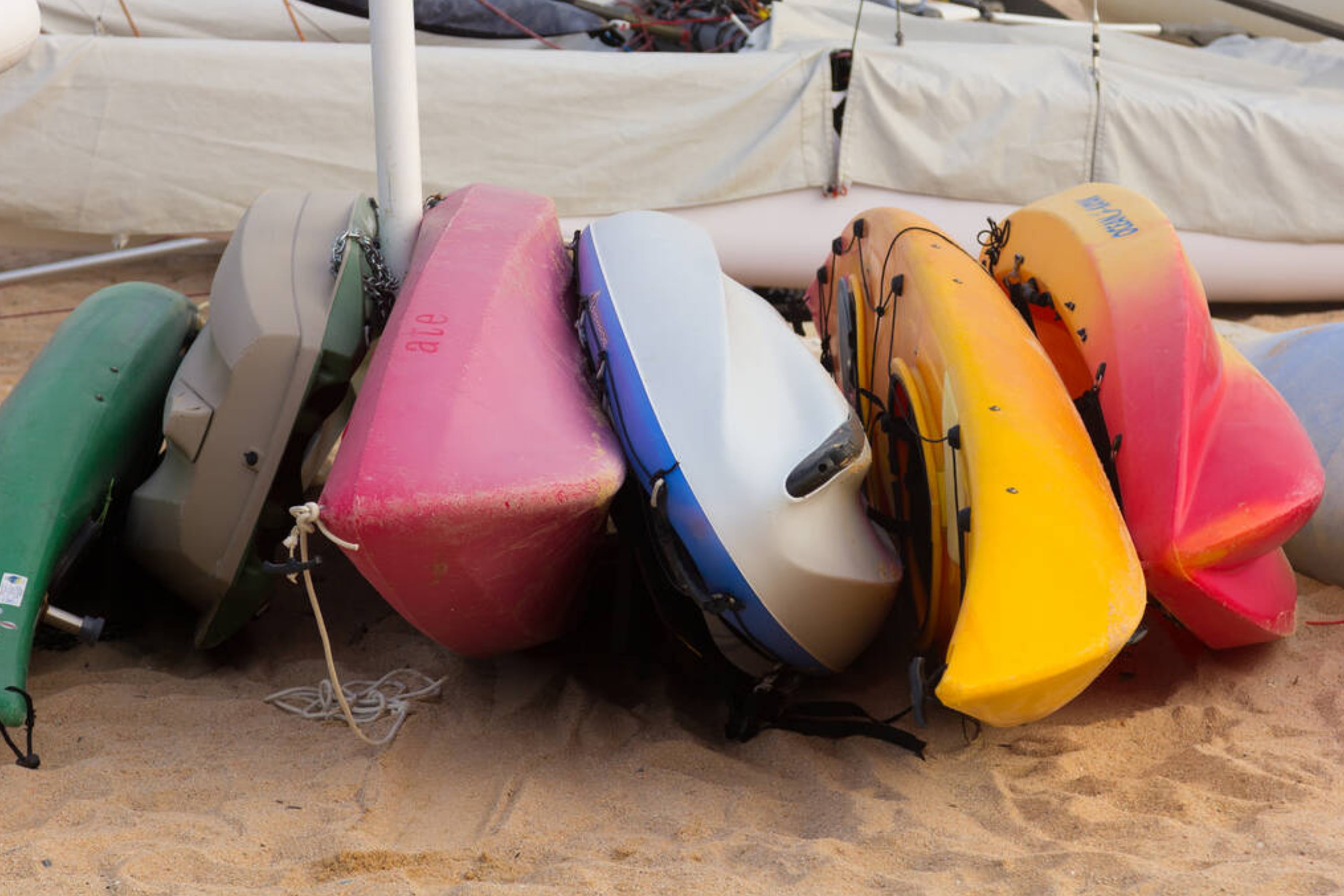 How to Stick a Sticker On a Kayak