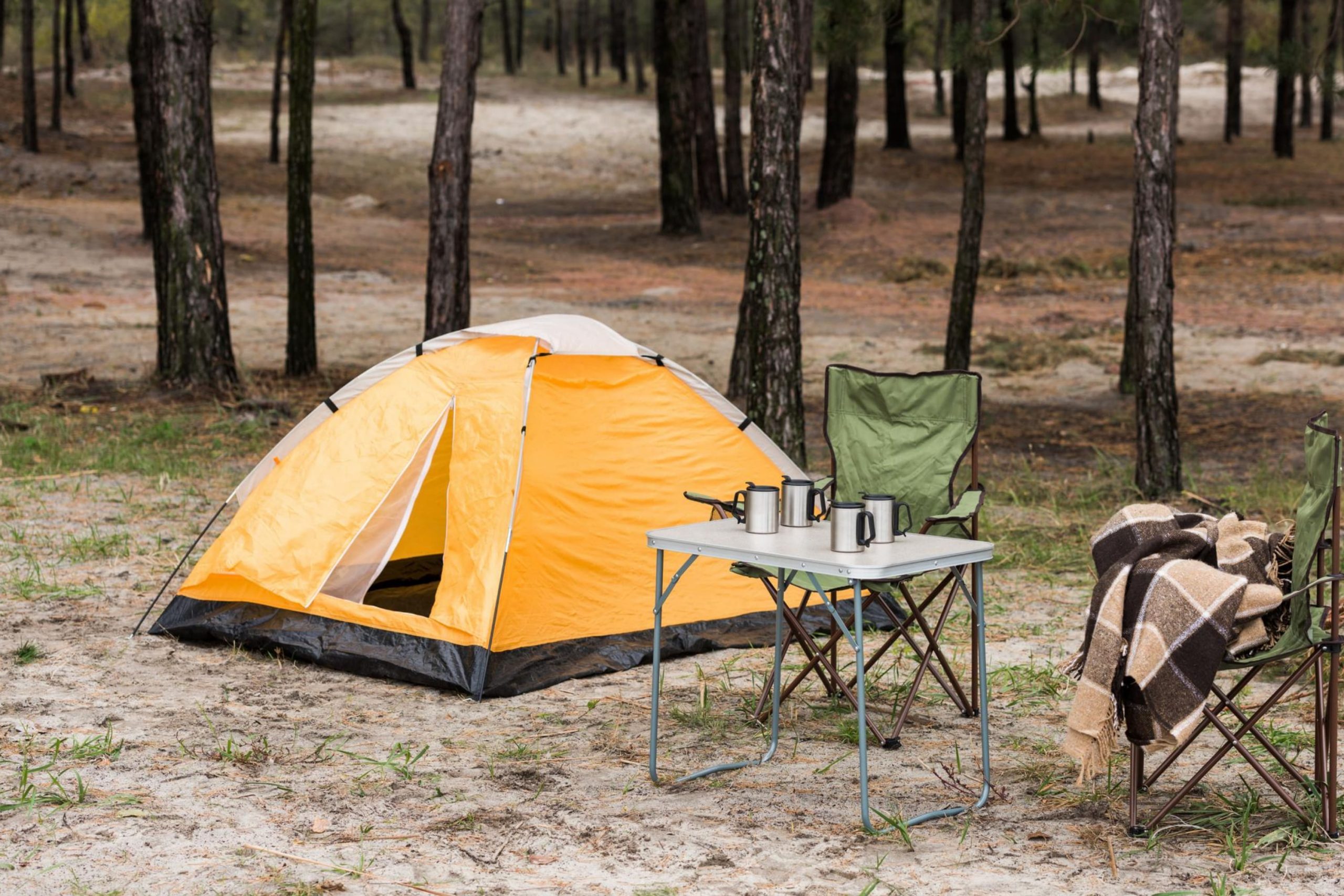 Setting Up The Tent