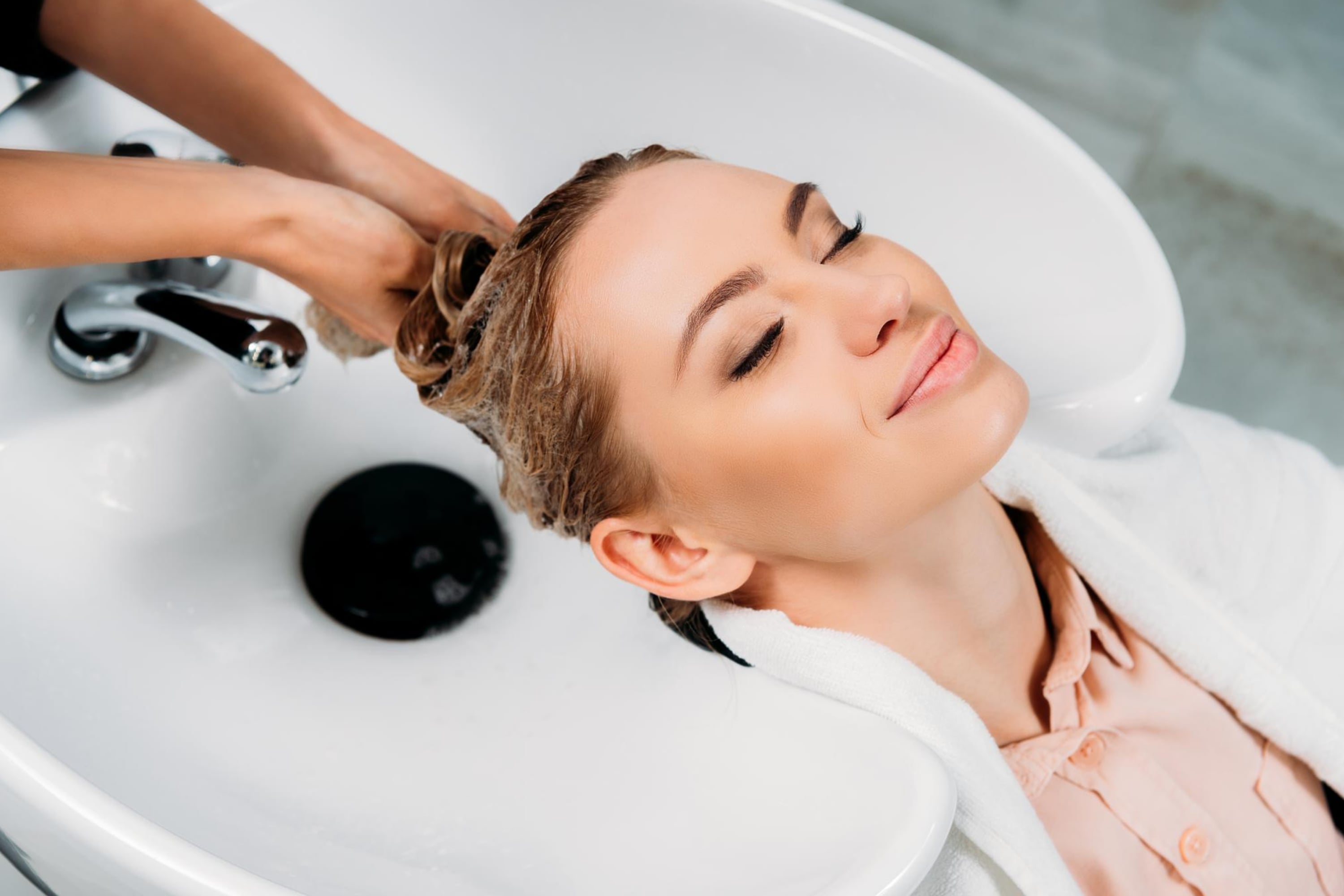 Use a Portable Shampoo Bowl