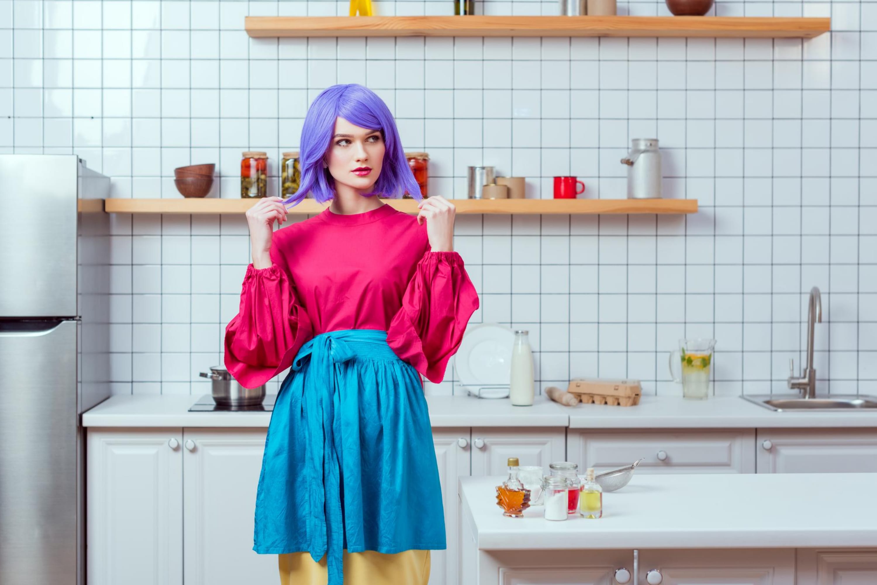 How to Use Purple Hair Dye On Orange Hair. Tips And Life Hacks
