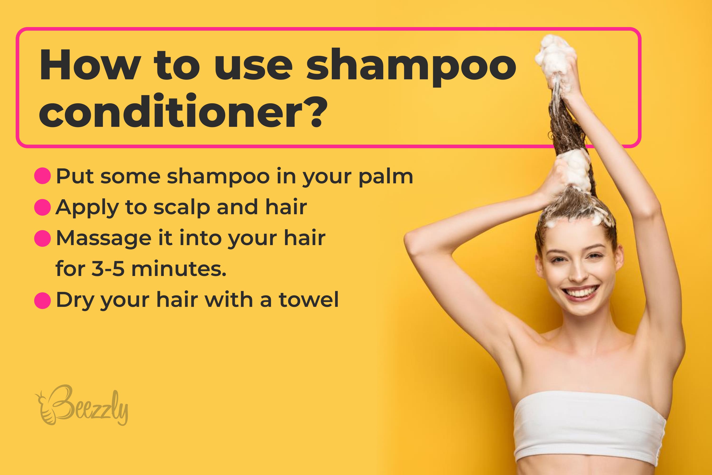 How to use shampoo conditioner