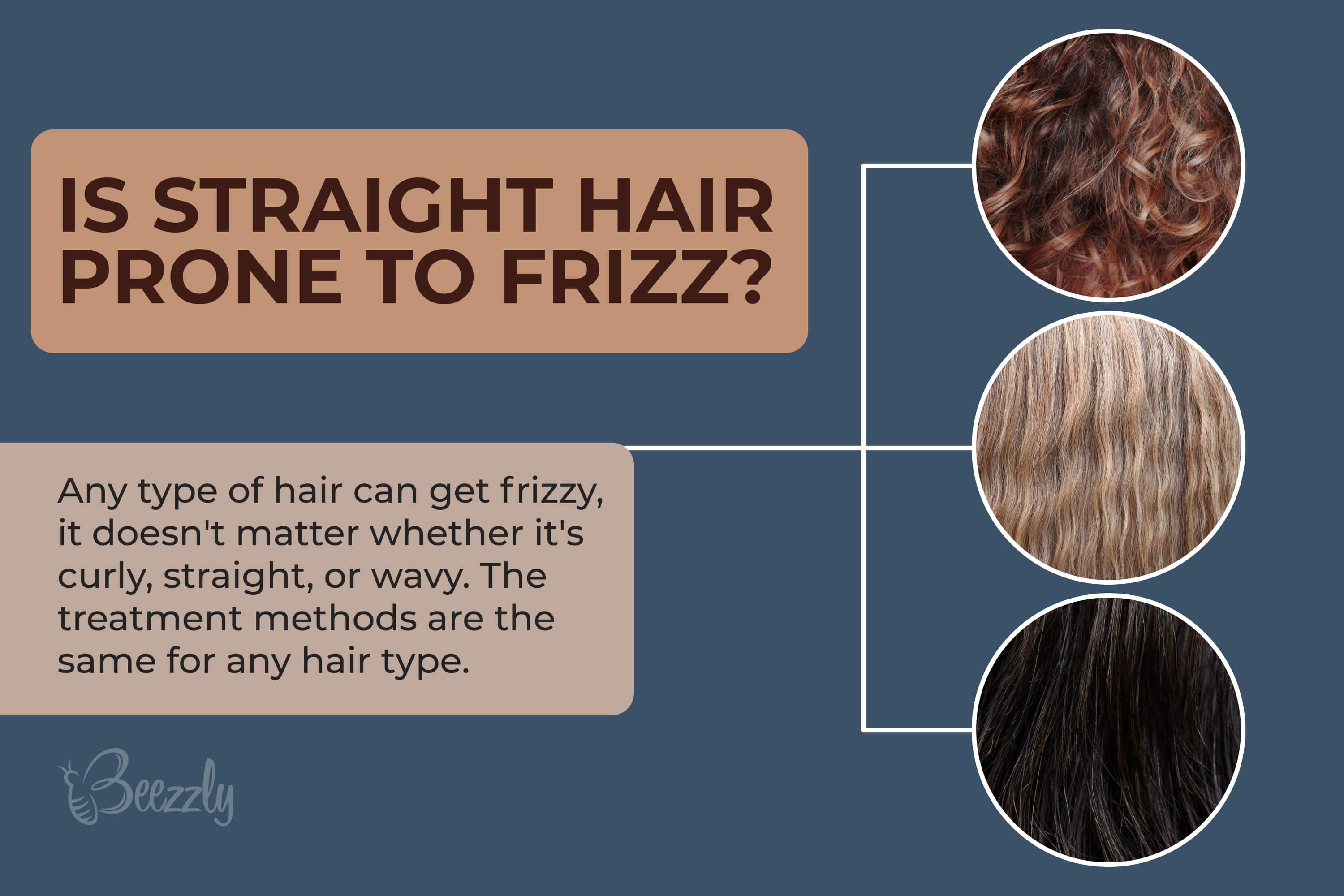 Is straight hair prone to frizz