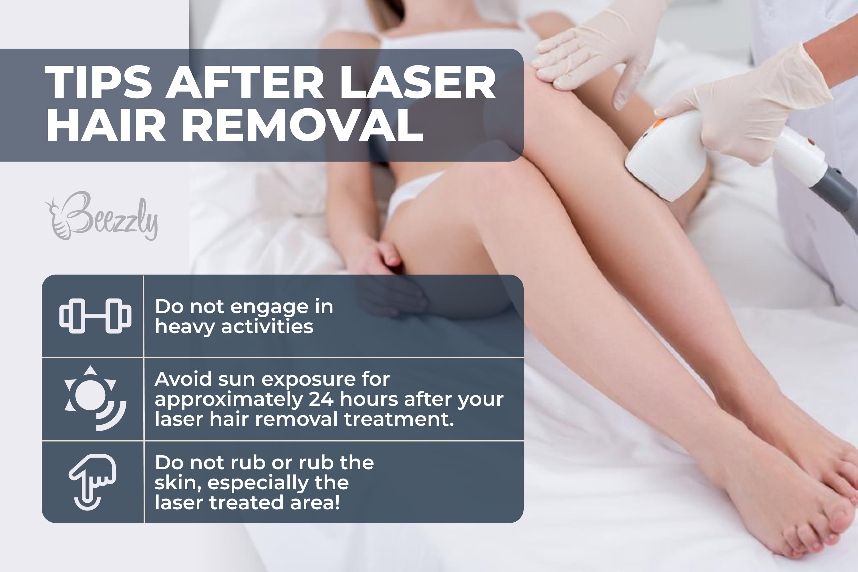 Tips after laser hair removal