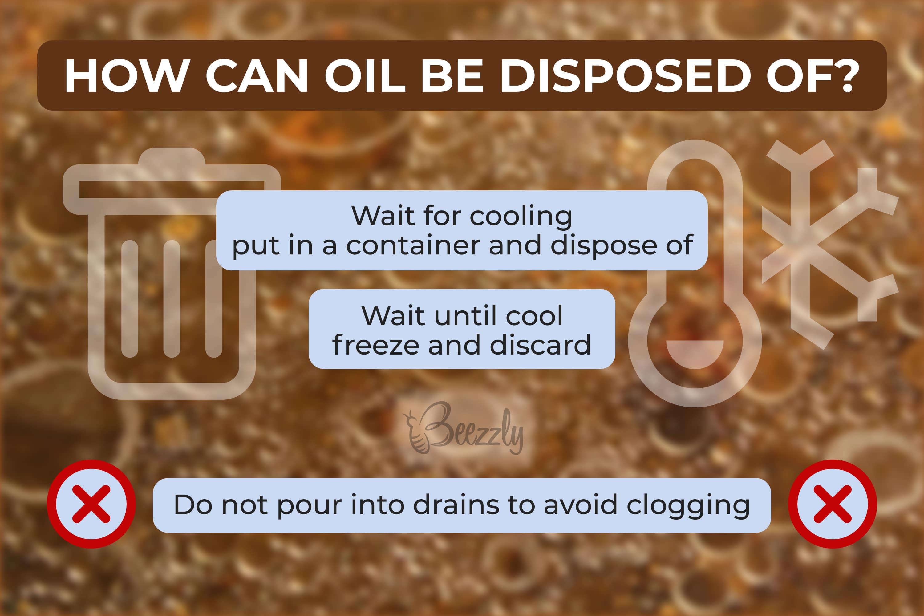 How can oil be disposed of