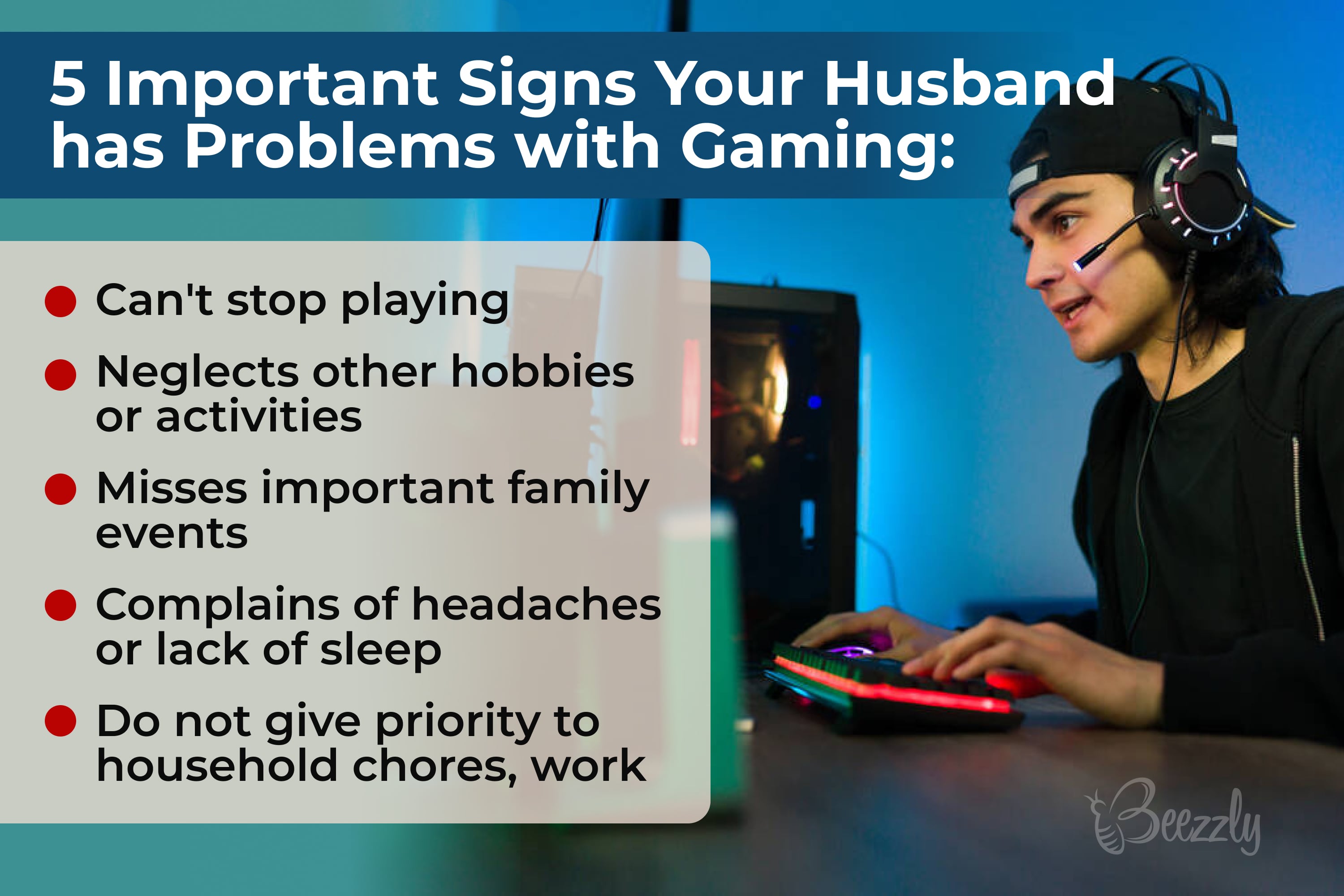 5 Important Signs Your Husband Has Problems With Gaming