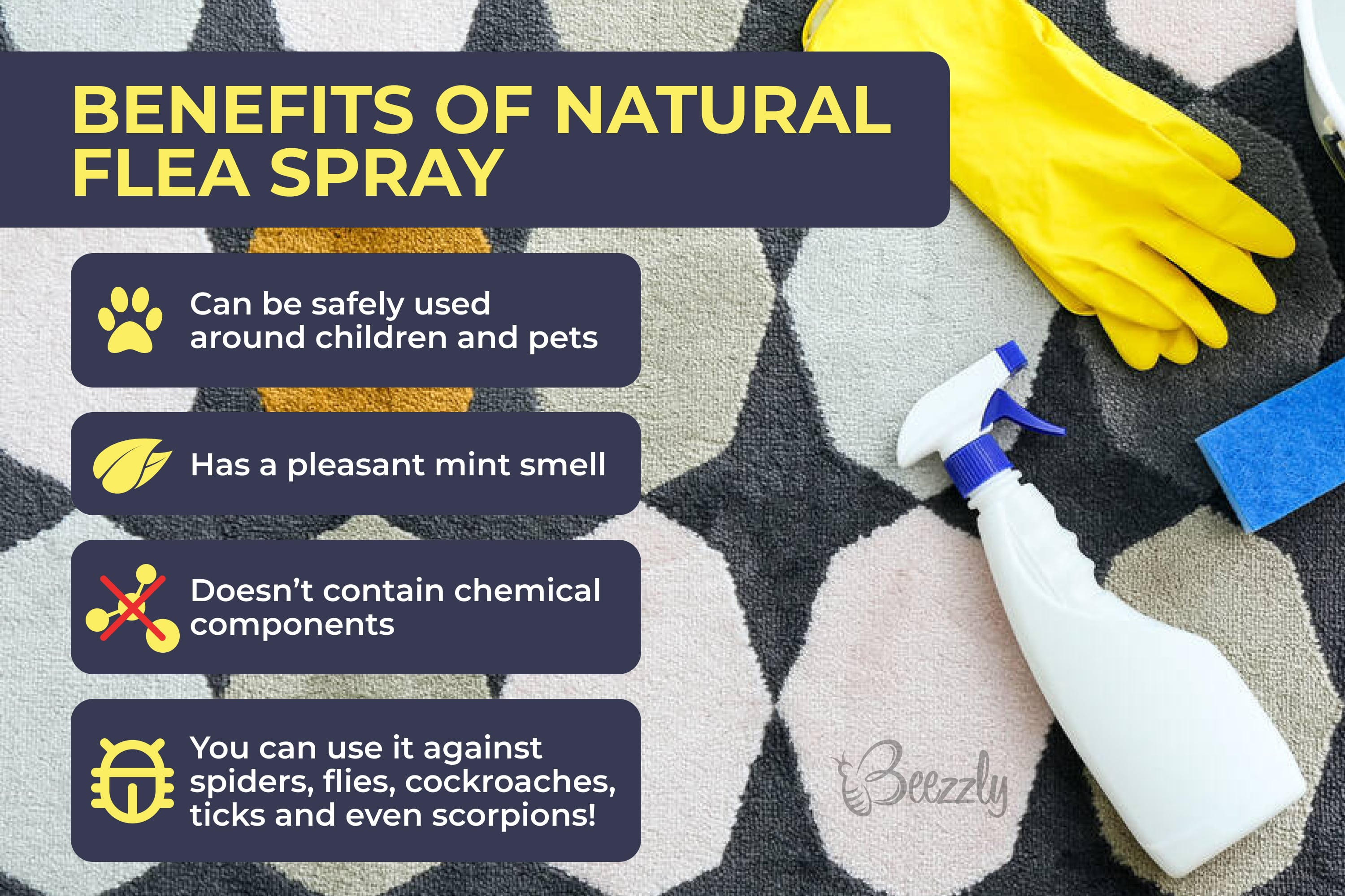 Benefits of natural flea spray
