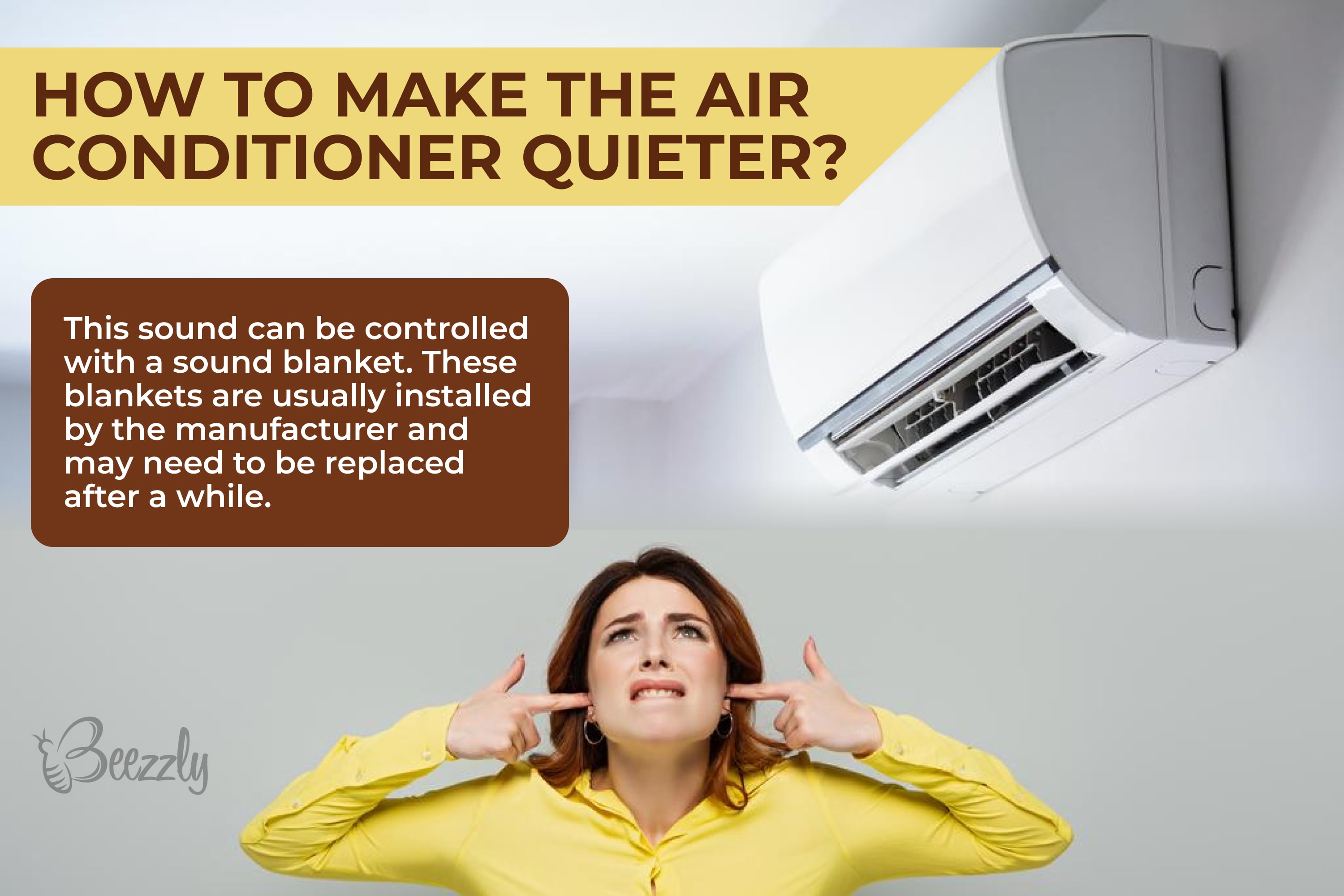 How to make the air conditioner quieter