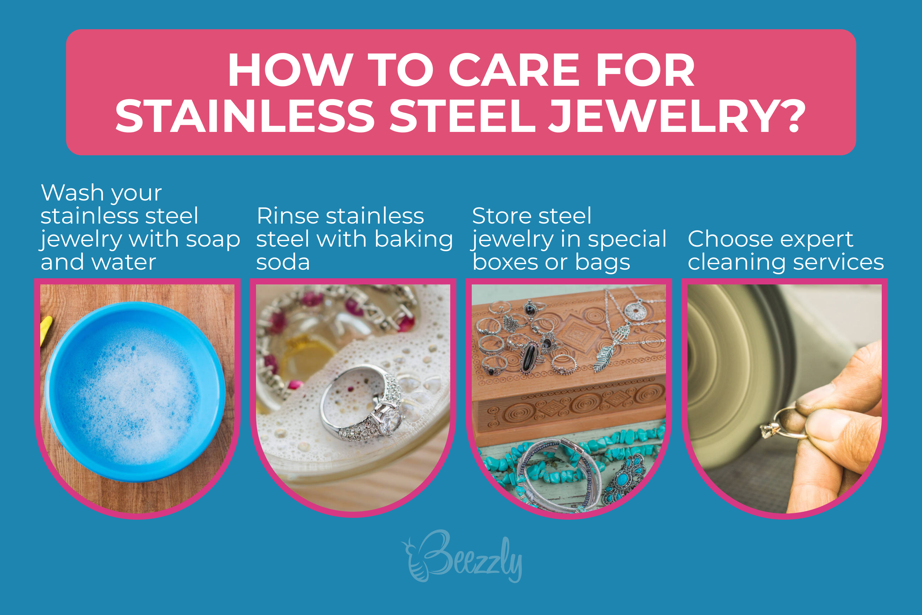How to care for stainless steel jewelry