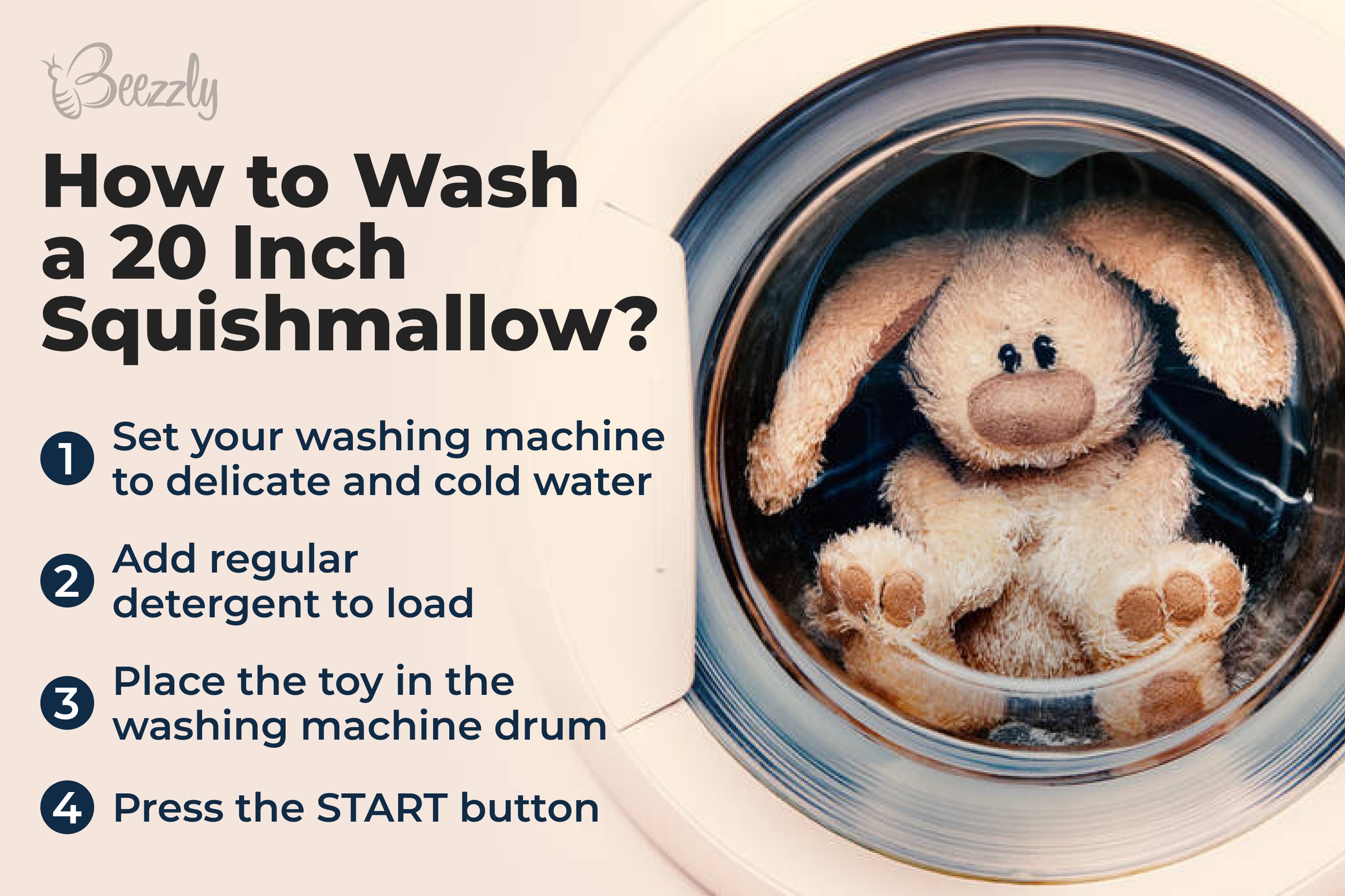 How to wash a 20 inch Squishmallow