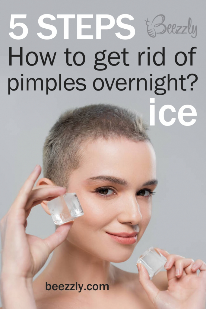 does ice get rid of pimples overnight