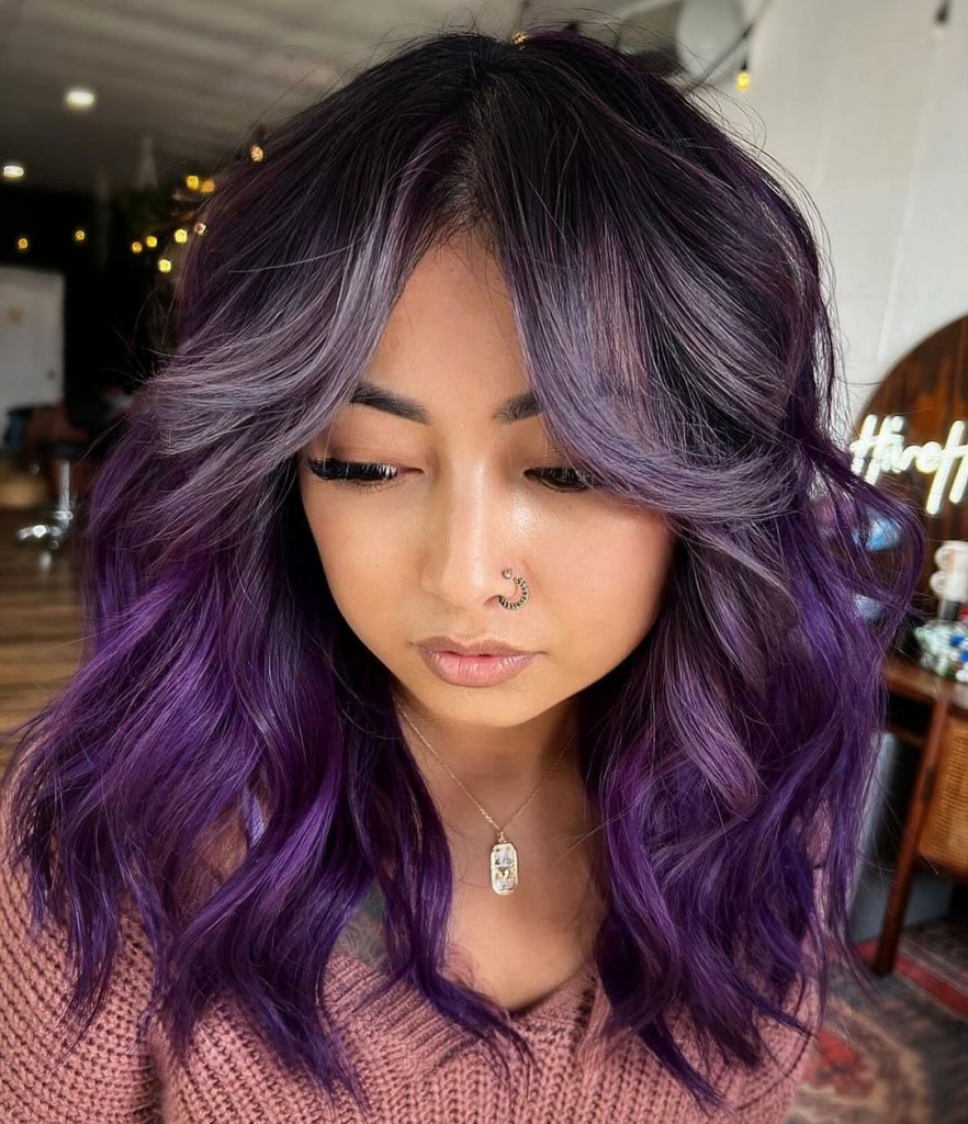 How to Fade Purple Hair to Silver (Without Bleach) - Beezzly