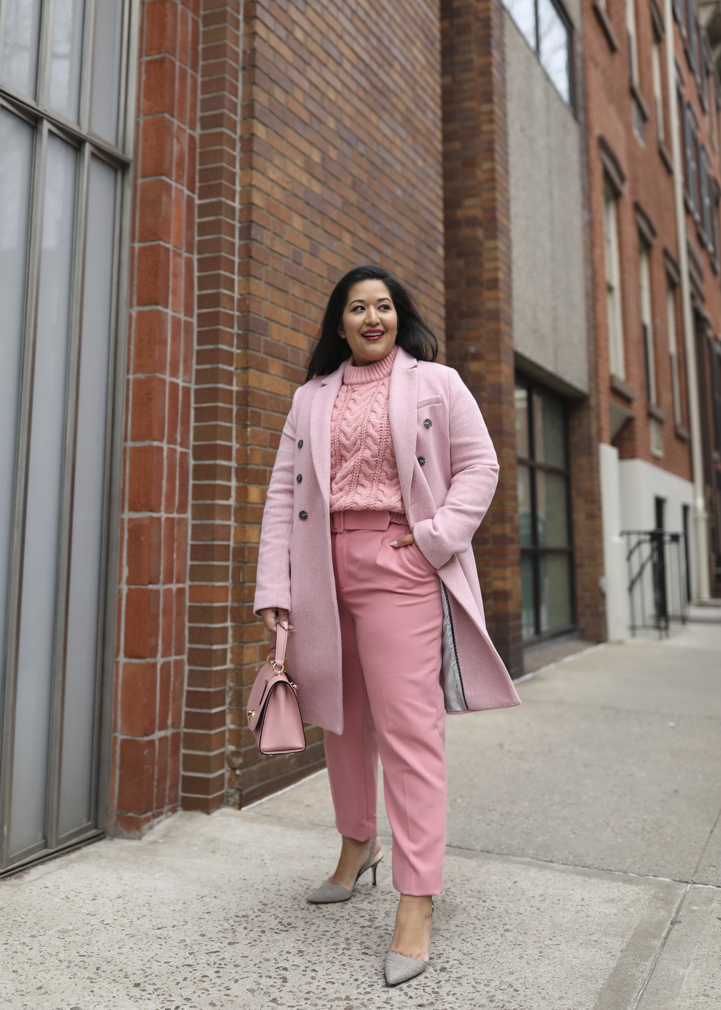 How+to+Wear+Monochrom+Outfit Pink 2