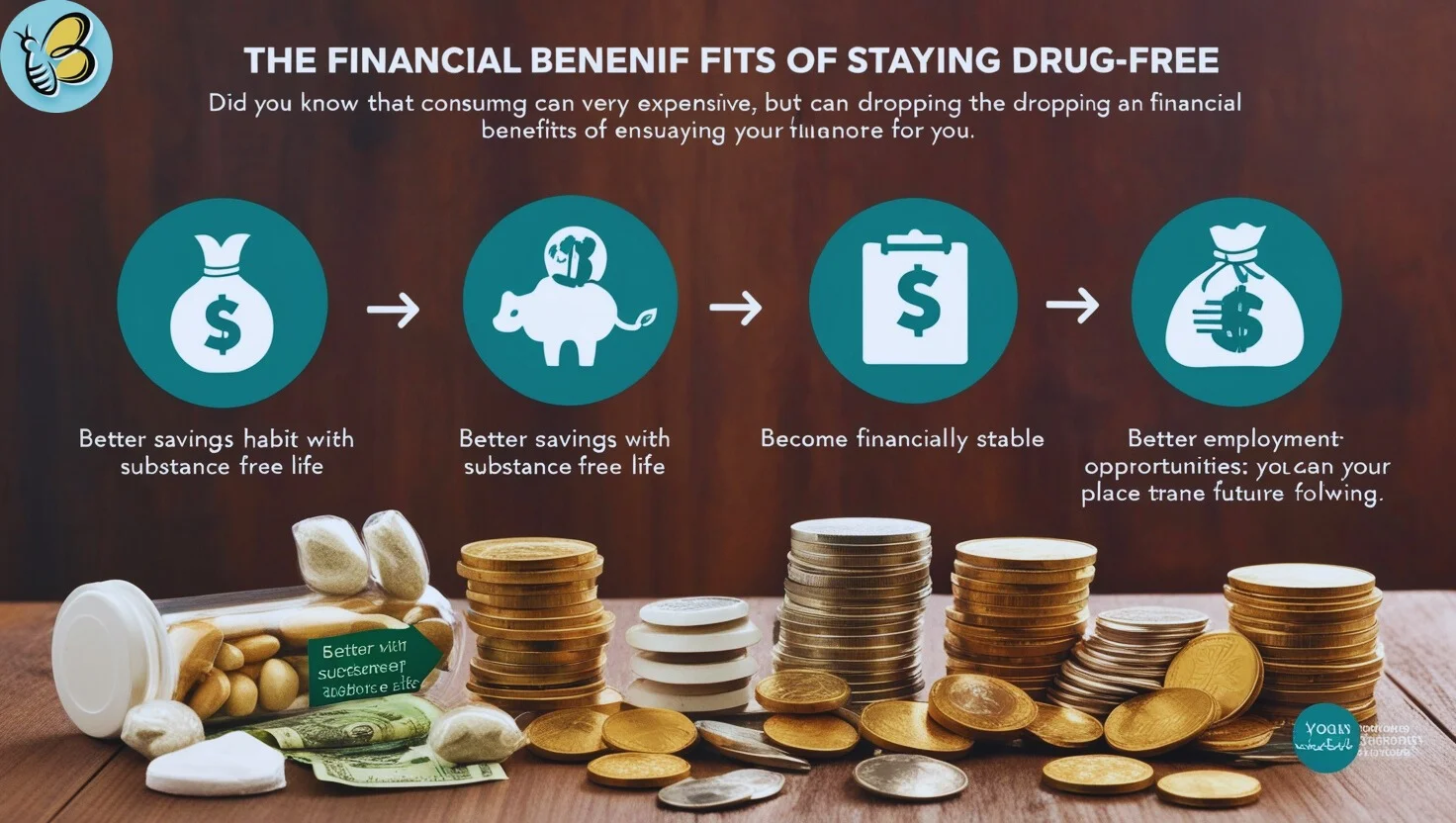 Financial Benefits of Staying Drug free