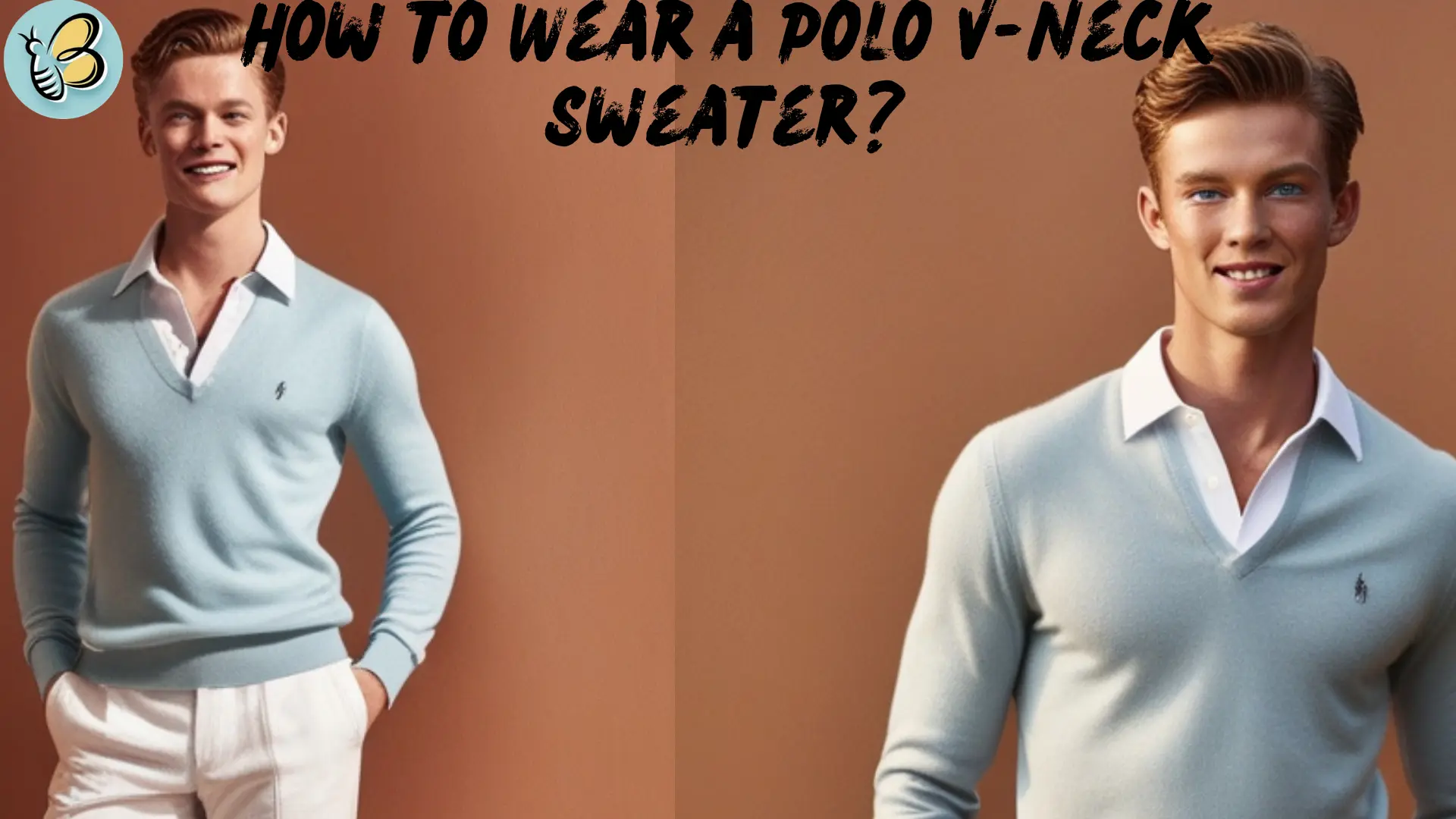 How to Wear a Polo V neck Sweater