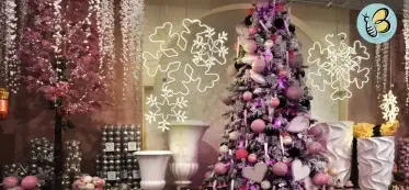 pink christmas tree decoration ideas​