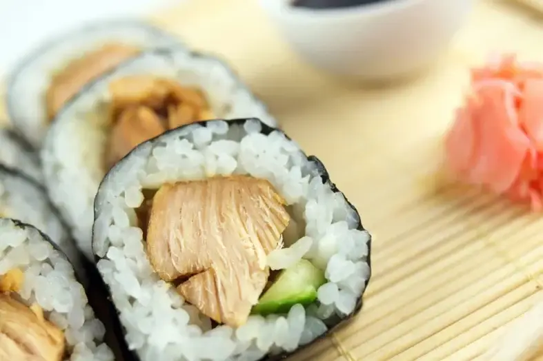 chicken sushi
